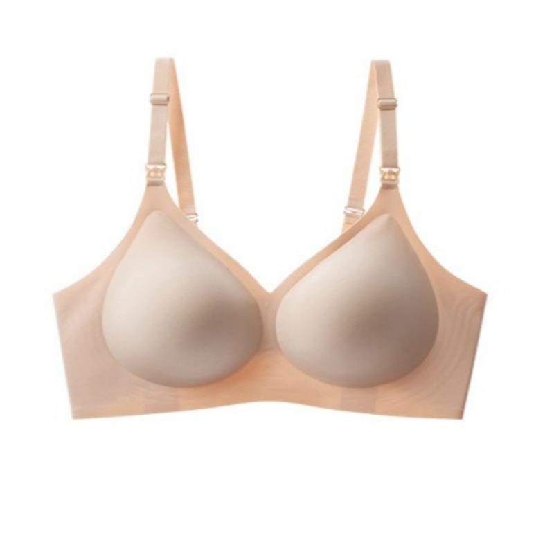European Style Plus Size Seamless Wireless Maternity Nursing Bra Comfort Intimates for Pregnant  Postpartum Women