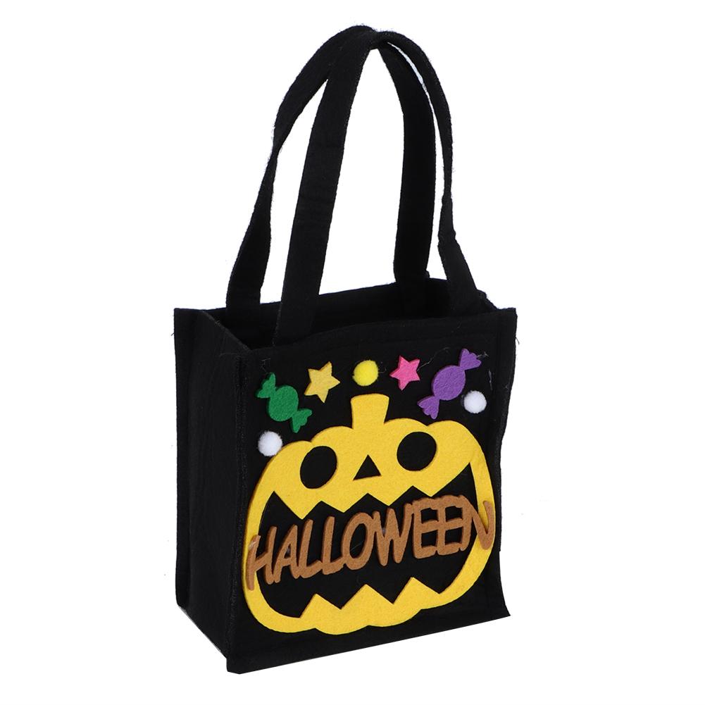 Halloween Sweet Candy Bag Decoration Trick or Treat Home Party Handbag Ornament Prop