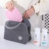 Portable Thermal Bento Bag Fresh-keeping Thermal Bag Insulated Lunch Box Bag Aluminum Foil Work To School with Lunch Bag Ice Bag