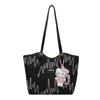 New Popular Large-Capacity Simple And Cute Cartoon Women'S Bag Pendant Textured Tote Bag Commuter Shoulder Women'S Bag