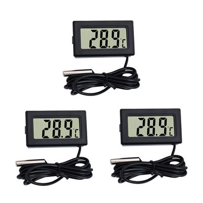 Mini LCD Ψηφιακό Θερμόμετρο Υγρόμετρο Θερμοκρασίας μέτρησης υγρασίας με εξωτερικό αισθητήρα για αυτοκίνητο/ψυγείο/ενυδρείο/δωμάτιο