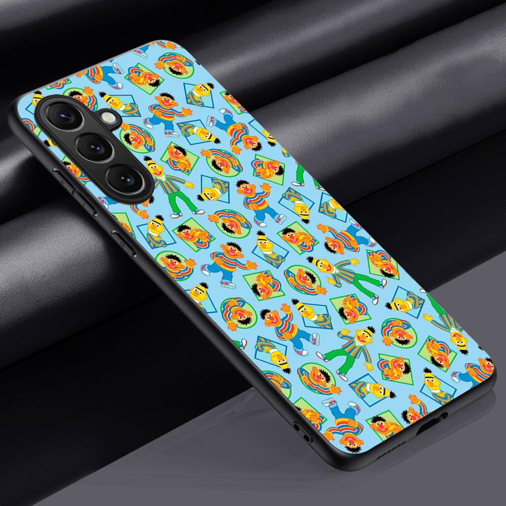 

S-se-sameS classic anime street pattern Phone Case For Samsung Galaxy S26 S25 S24 S23 S22 S21 Plus Ultra Note20 Soft Black Galaxy S26 Plus