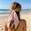 Hair Tie High Elasticity Bow Yarn Hair Rope Ribbon Design Lightweight Ponytail Holder Versatile Hair Accessory