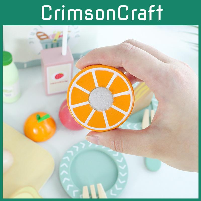 Fruits Wooden And Vegetables Cutting Toy Play Set For Toddler Early Education