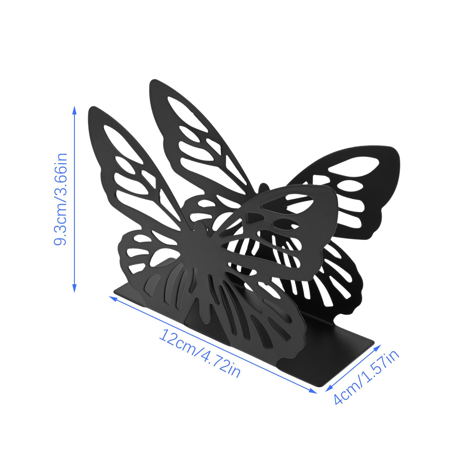 

1X Napkin Holder Black/Gold/white Napkin Dispenser Metal Serviette Holder Dining Table Decoration Kitchen Dining Bar Picnic Tool