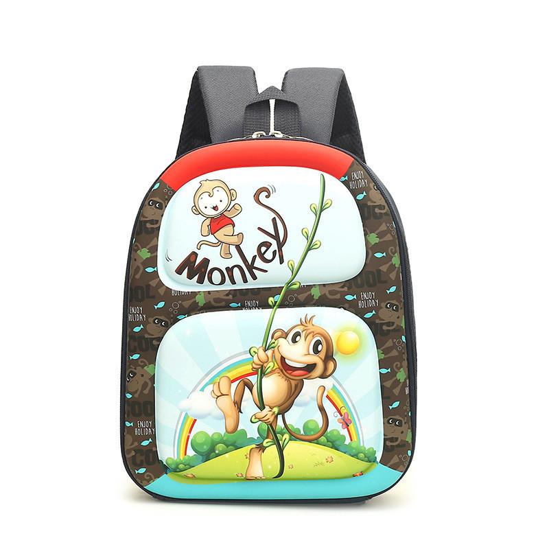 New Cartoon 3d Children's Backpack Adorable Hard Shell Eva Lightweight For Kids