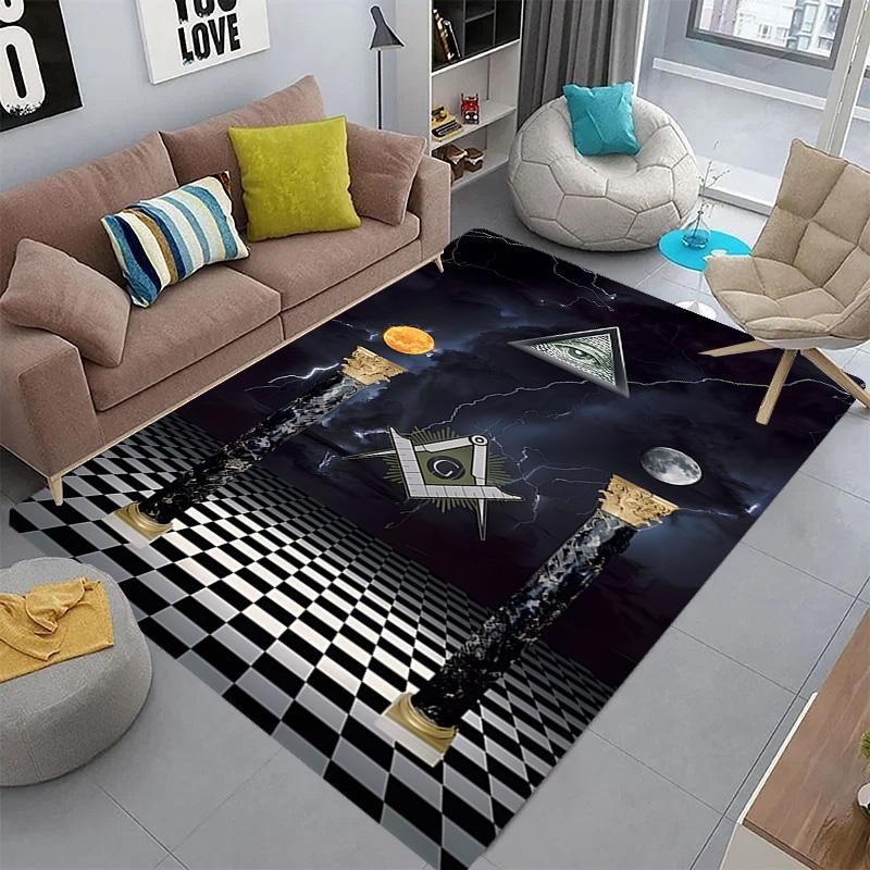 Esoteric Symbols Cosmic Harmony carpet Doormat Home Decor Protective pad Christmas gifts Fashion
