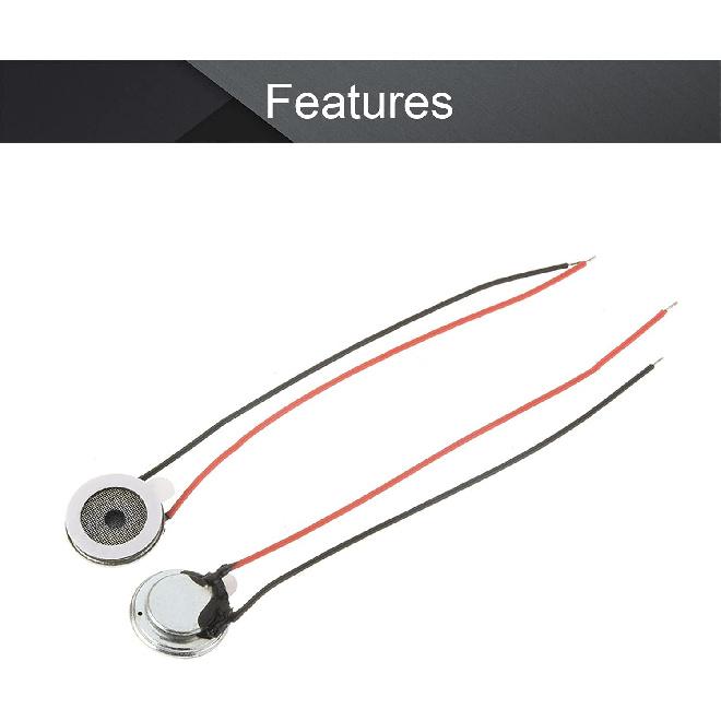 Fielect 2Pcs 0.5W 8 Ohm DIY Magnetic Speaker Arduino Round Internal Magnet Speaker Loudspeaker Replacement