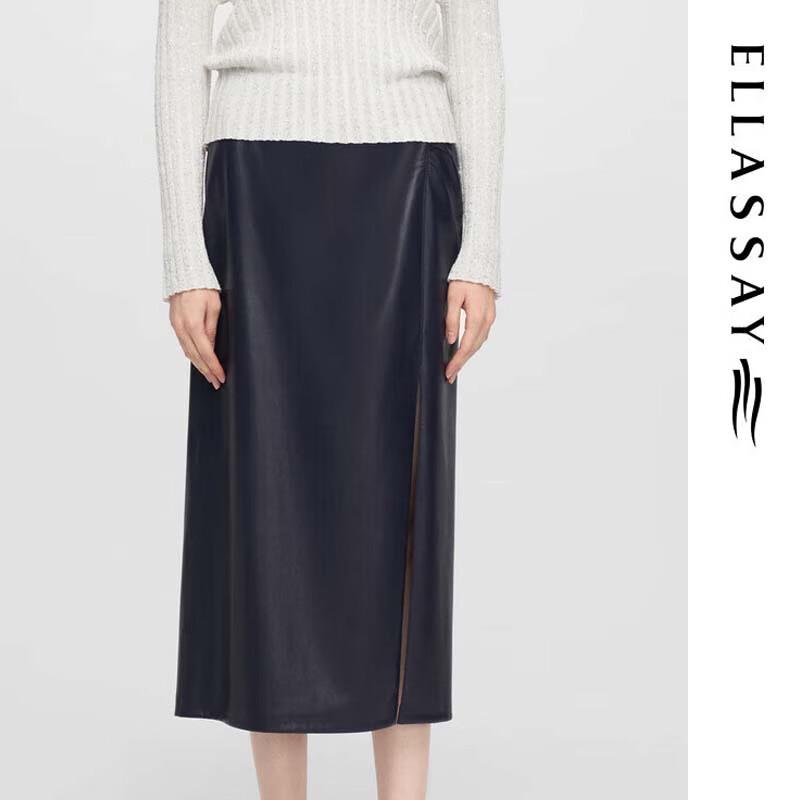 ELLASSAY Elegant Slit Midi Skirt
