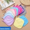 Clear Water Multi-color Flannel Makeup Remover Towel with Hook