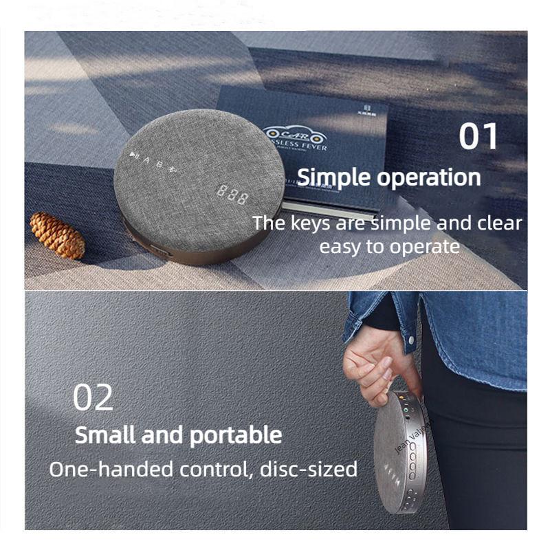 DVD/VCD Player Wireless Bluetooth USB Reading Player Built-in Speaker Rechargeable Audio Player Multi-functional CD Player