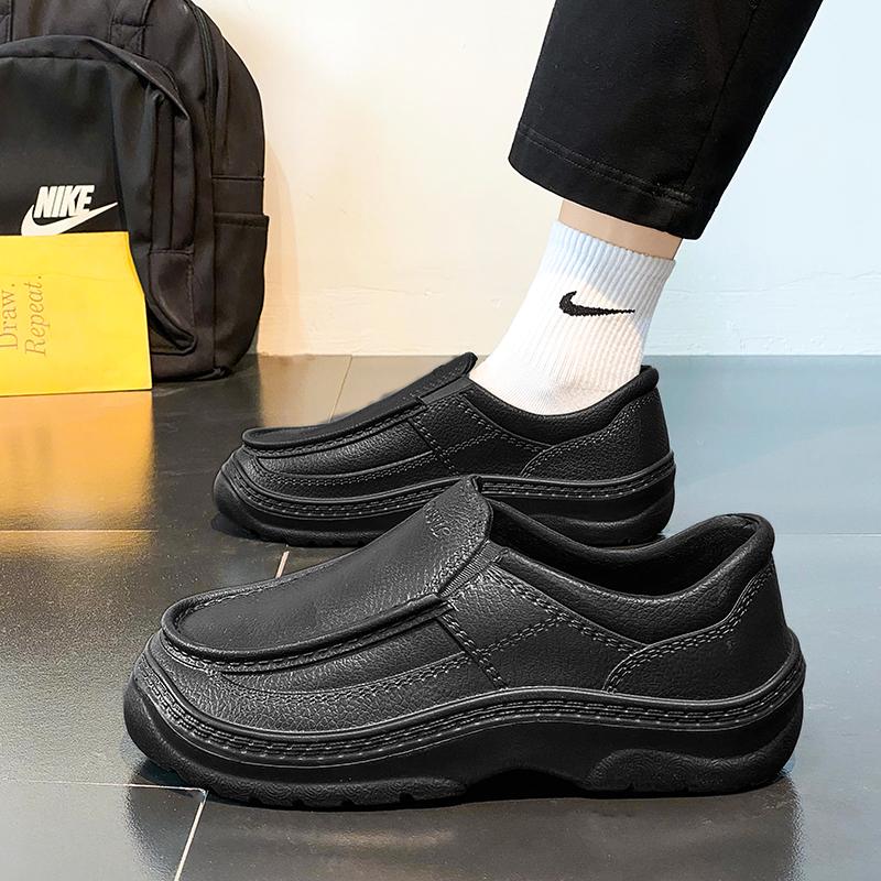 Fashion Chef Shoes Four Seasons New Anti Slip Oil Resistant Plus Size Business Casual Men's Work EVA Shoes Fashion Comfort Soft Soled 47