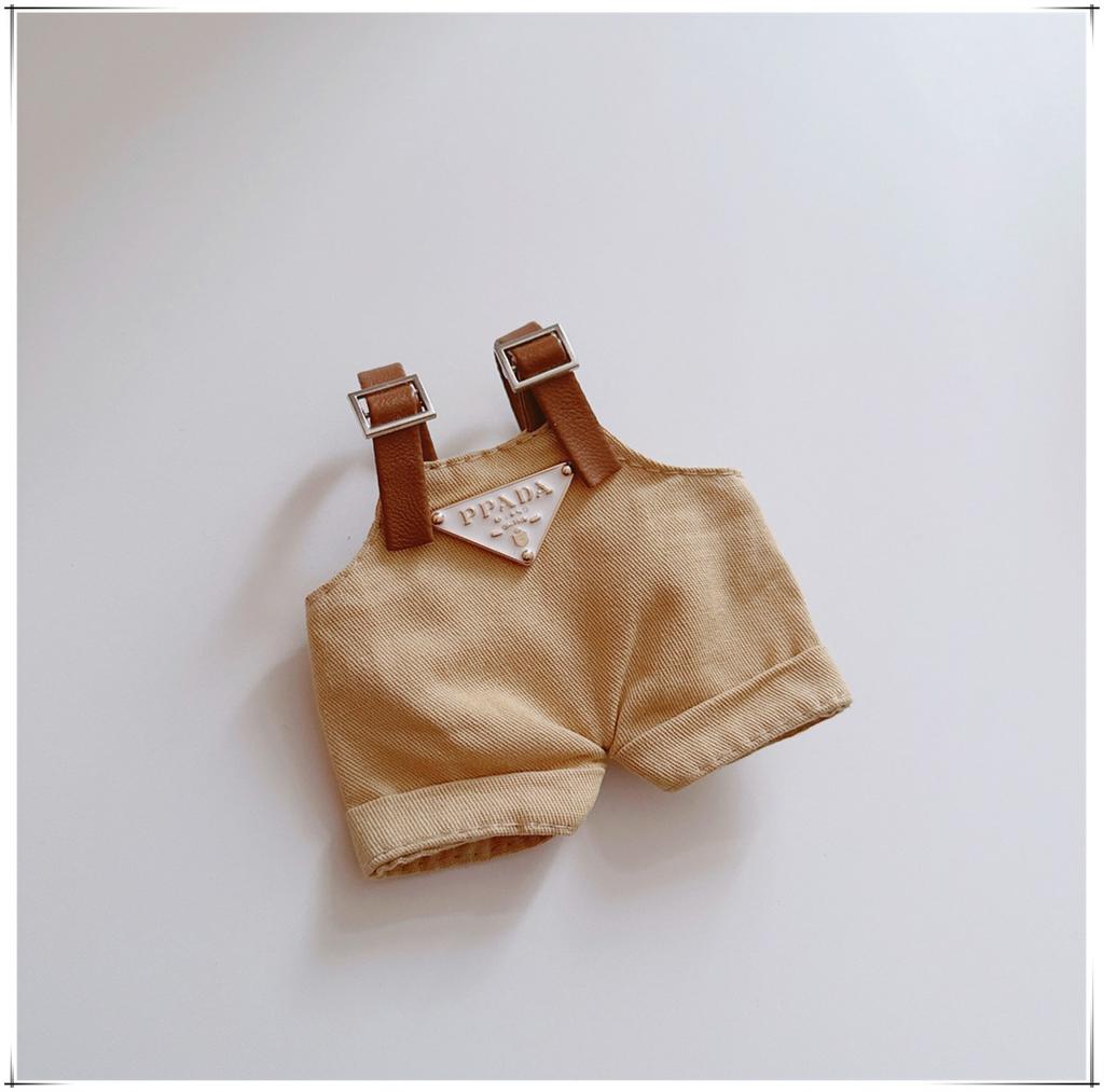 Для 17см v1v2 Лабубу Одежда Лабубу Сидящий Праздничная шляпа Нагрудник Штаны Обувь Аксессуары для кукол Милое украшение Игровые игрушки