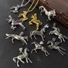 Stainless Steel Plated Creative DIY Jewelry Accessories Horse Pendant