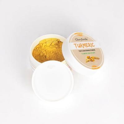 GlorySmile - Poudre blanchissante pour les dents au curcuma