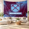 West Ham United Football Wall Tapestry, Soft Fabric Wall Hanging, Decorative Backdrop For Bedroom Home Wall Art