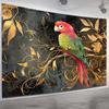 1 Piece of Elegant Parrot Theme Polyester Tapestry, Machine Washable, Polyester Fabric, Perfect for Living Room, Bedroom, Office