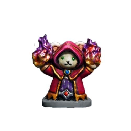 

Aurora Model Teddy Bear Mage Unpainted Metal Figure