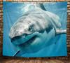 Tapestry ze wzorem rekina oceanicznego Tapestry do biura i salonu Tapestry do dekoracji ścian domu