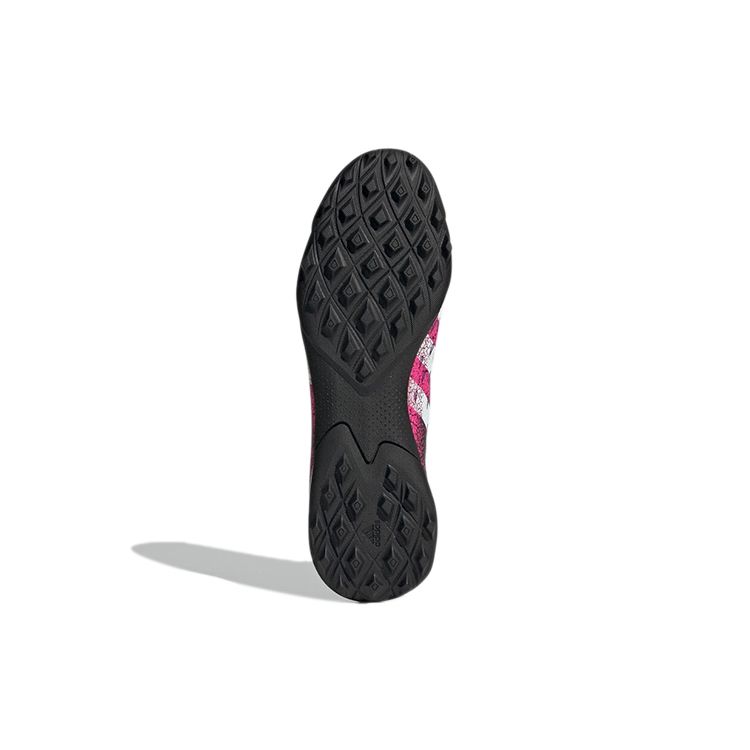 Adidas Predator Freak .3 Comfortable TF (Rubber Studs) Non-Slip Durable Soccer Shoes Men Soccer Shoes Black Pink FW7520