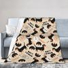 Dachshund Best Friends Blankets Dogs Animal Flannel Awesome Breathable Throw Blanket for Coverlet  Winter