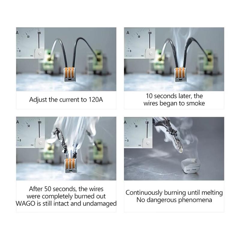 Original Wago Klemmenblock 221-412 221-413 221-415 221-2411 221-612 221-613 221-615 221-482 221-483 221-485 Verdrahtungsverbinder