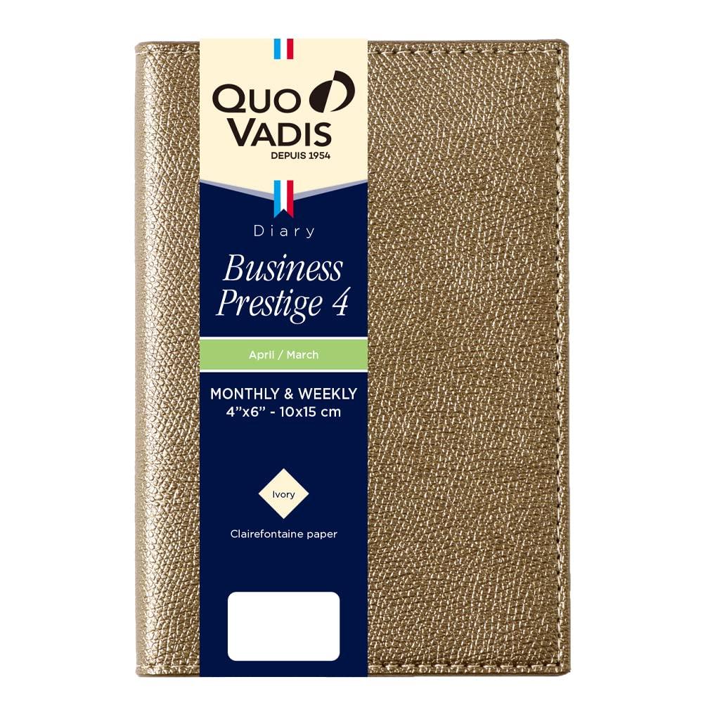 

QUOVADIS Diary Business Prestige 4/Club (Weekly Vertical, A6 Slim Size 10x15cm) Copper qv60102co медный