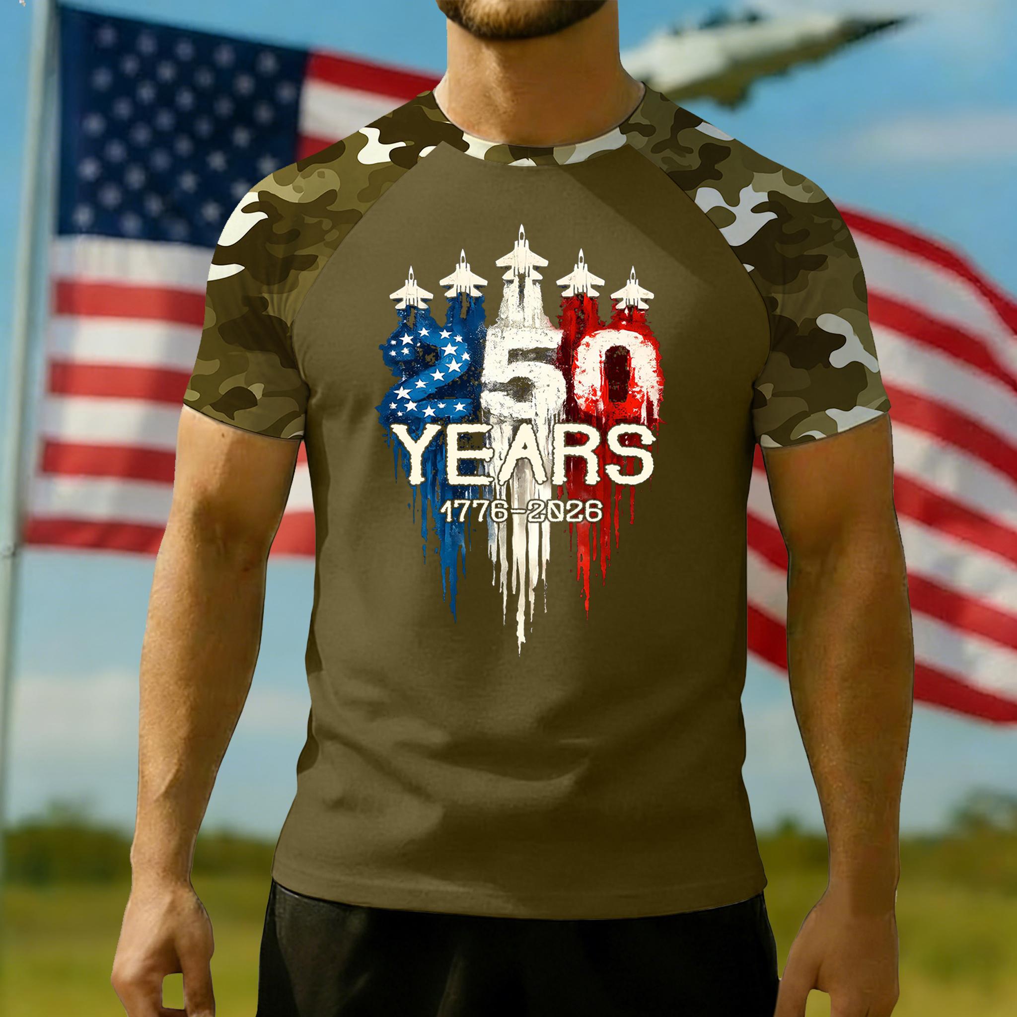 250 Anniversary Usa Shirt Mens America 250 Shirt Usa 250Th Anniversary Shirt America 250 Tshirt 250 Years America Shirt L армия зеленый