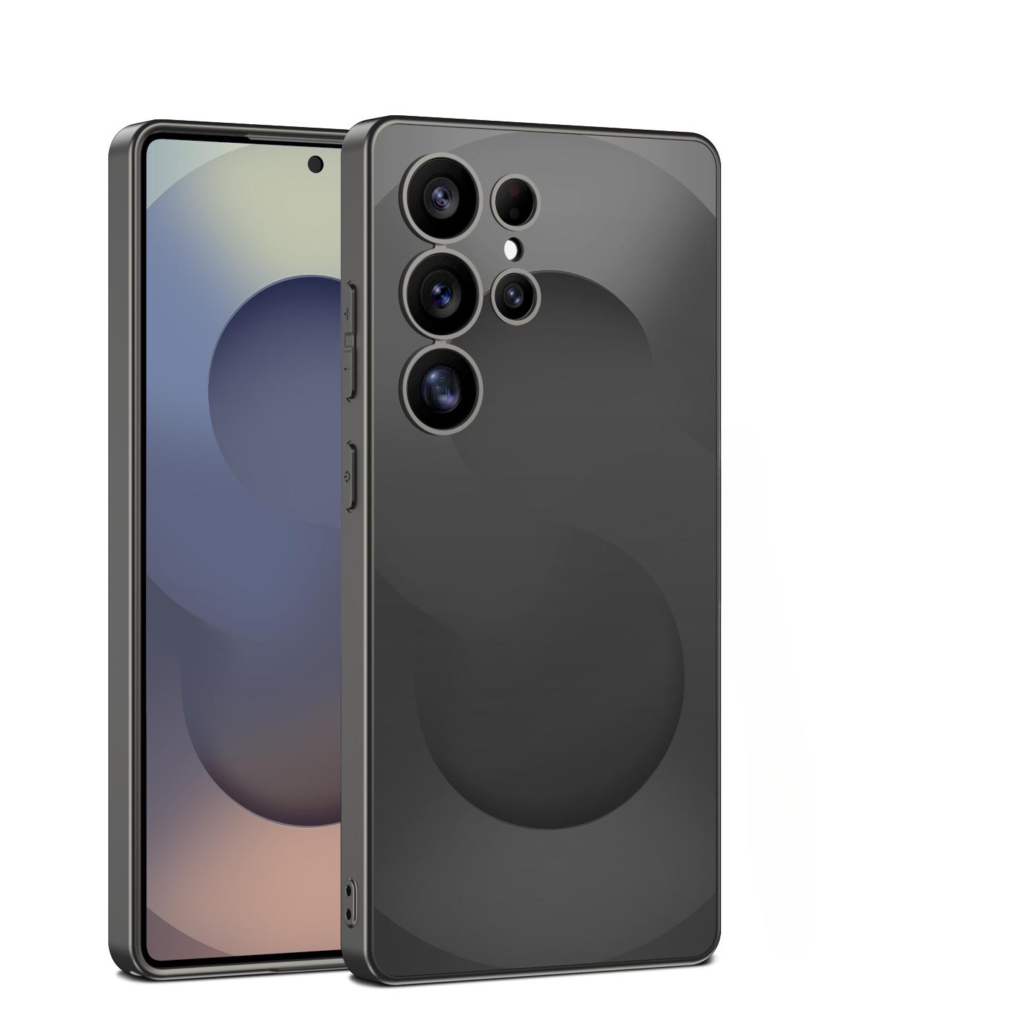 

Мягкий чехол из ТПУ с пластиковой задней крышкой, приятный на ощупь, противоударный, для Samsung S25 Ultra для Galaxy S25 Ultra, защитная задняя крышка Galaxy S25 Ultra