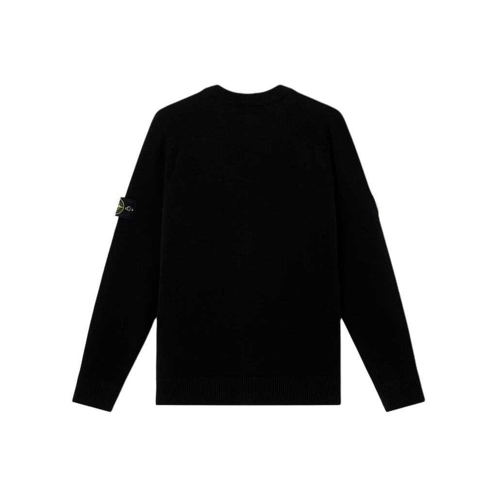 Stone Island 5100065 Light Rws Geelong Wool Badge Loose Fit V-Neck Button Long Sleeve Sweater Men sweater K2S155100065S00B4V0029