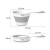 Hot Sale Folding Water Ladle Portable Plastic Water Ladle For Kitchen Can Be Hung