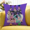 Y-arichin C-lub   Various Sizes Square Pillow Case For Car Home Bedchamber Decor