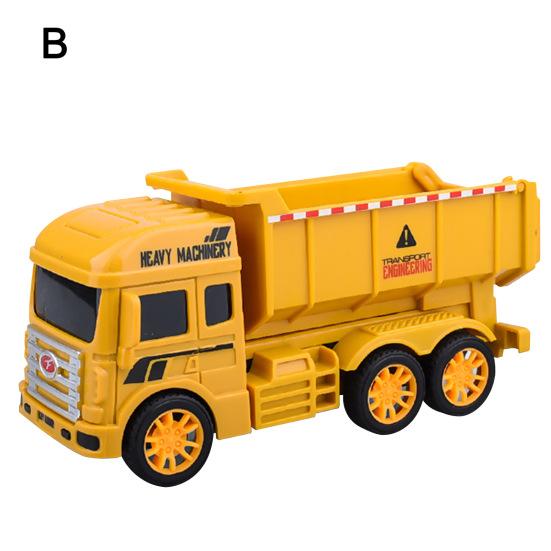 Engineering Vehicle Toy Flexible Joints Simulation Inertial Pull Back Sliding Dump Truck Bulldozer Excavator Model Gifts for Boys