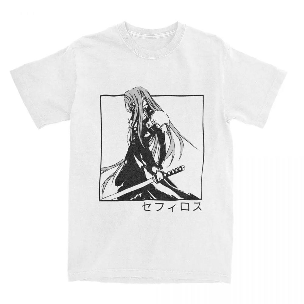 РАСПРОДАЖА Мужская Женская Игра Сефирот Ffvii Final Fantasy 7 VII Rebirth Футболка Вещи 10 Унисекс Футболка XXL