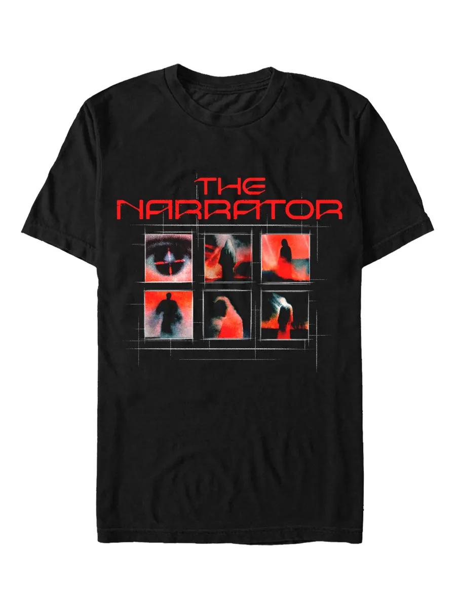 

Men s The Narrator Graphic T-Shirt, 100% Cotton Crew Neck Short Sleeve Tee, Casual Summer Top for Daily Wear and Gift L