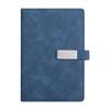 Custom Logo A5 Leather Notebook with Buckle - Thick, Soft, Business Stationery In a Gift Box Souvenir