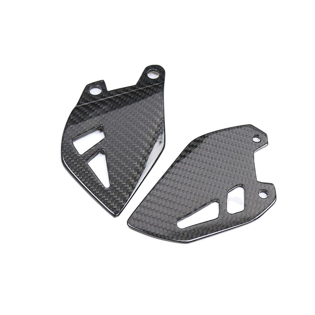 For KAWASAKI ZH2 Z H2 2020 2021 2022 2023 Motorcycle Accessories Heel Guard Rear Footrest Wing Plate 3K Pure Dry Carbon Fiber