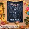 Arazzo da Parete Personalizzato Judas Priest Testo con Nome Personalizzato Poliestere Decorazione da Appendere Stanza di Casa