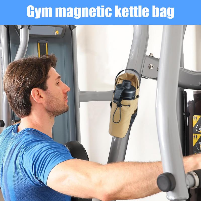 Magnetic Water Bottle Pouch Bag Gym-specific Water Cup Holder With Strong Magnet For Outdoor Sports Cup Holder Bag Organizer