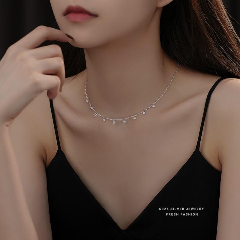 Sterling Zirconia Bracelet Women Minimalist Geometric Design Elegant Daily Wear