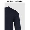 UR2026 Women's Classic Diamond Pattern Round Neck Knit Cardigan