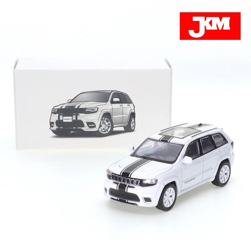 JKM 1/64Jeep Grand Cherokee Trackhawk Magotan PASSAT 2019 Mazda6 Alloy Automobile Die Casting Model Kids Xmas Gift Toys for Boys