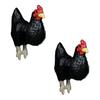 Chicken Stud Earrings Handmade Farm Animal Jewelry Farmhouse Style Chicken Earrings Gifts for Chicken Lovers