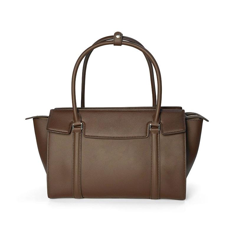 

Кожаные женские сумки, новые сумки большой вместимости, сумки через плечо, сумки-мессенджеры, модные универсальные женские сумки из высококачественной воловьей кожи 30*12*20cm темно-коричневого