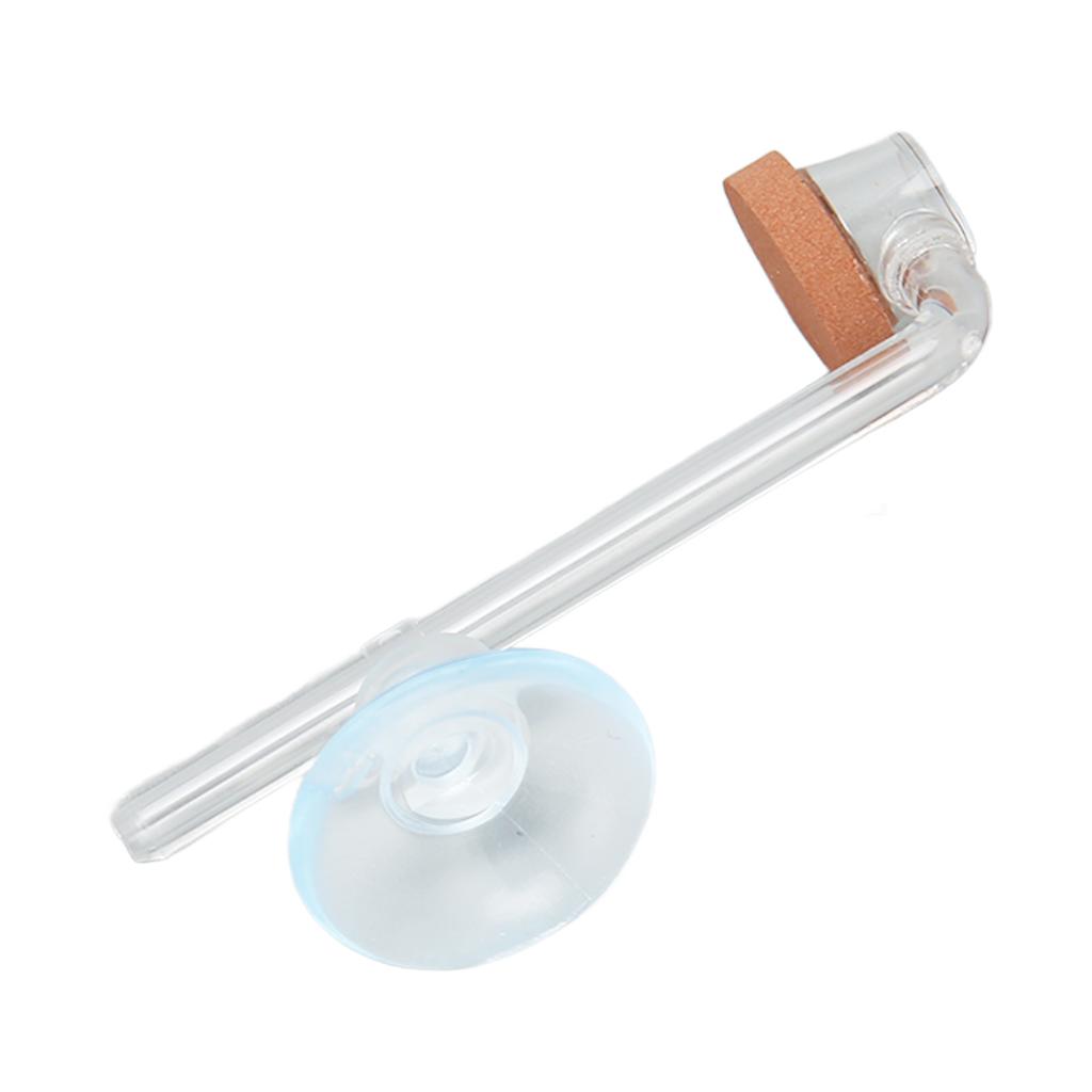 Aquarium CO2 Diffuser Clear Acrylic Fine Mist Fish CO2 Refiner with Suction Cup for Planted