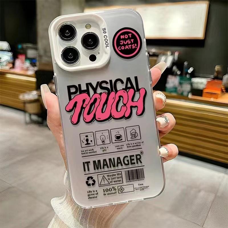 English label metal button apple 16promax mobile phone case iPhone14pro12/11 matte xs/xr