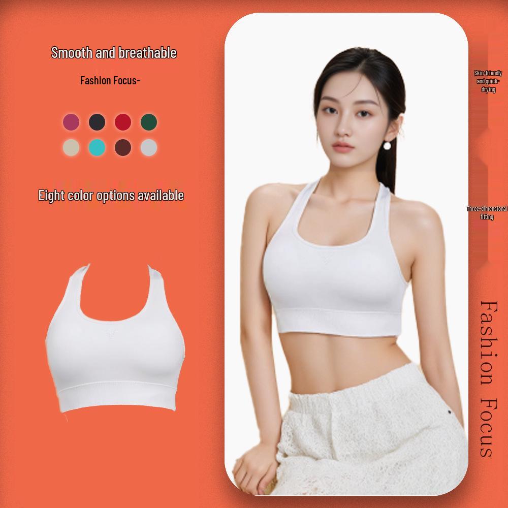 

Women s Quick-Dry Sleeveless Yoga Vest with Chest Pad - Beautiful Back Shockproof Sports Bra for Spring/Summer Workouts Large чорний