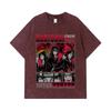 275 GSM Washed T-shirts 100% Cotton Naruto V8 Itachi Print Unisex Heavy Cotton T Shirt