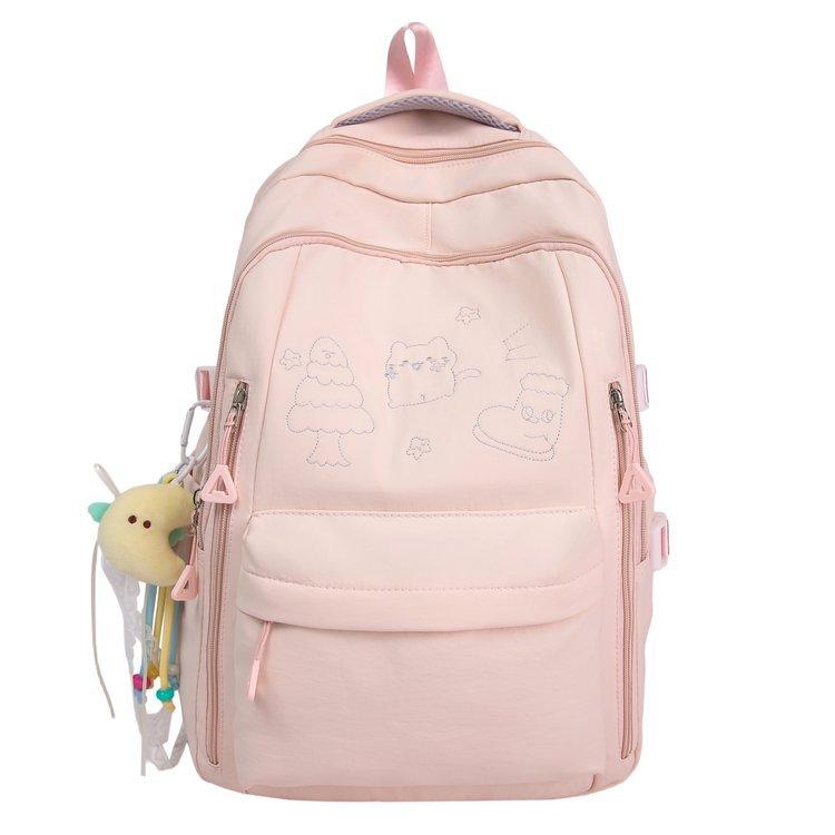 Schoolbag Japanese ins College Wind Large Capacity School Bag Female Simple College Student Junior High School Student Computer Backpack