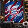 Nástěnná tapiserie s potiskem Bayern Mnichov, látka do obývacího pokoje, ložnice, domácí dekorace